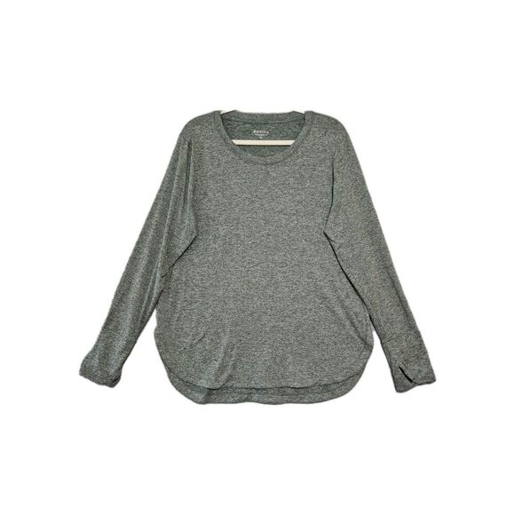Athleta Tops - Athleta Women's Untempo Long Sleeves Heathered Green Shirt 382880-15 XL